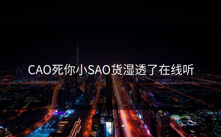 CAO死你小SAO货湿透了在线听