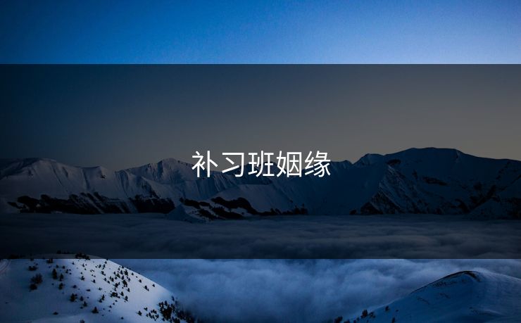 补习班姻缘 补习班姻缘